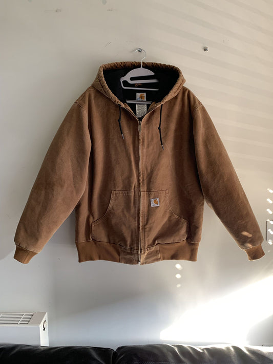 Brown Active Hooded Jacket from Carhartt