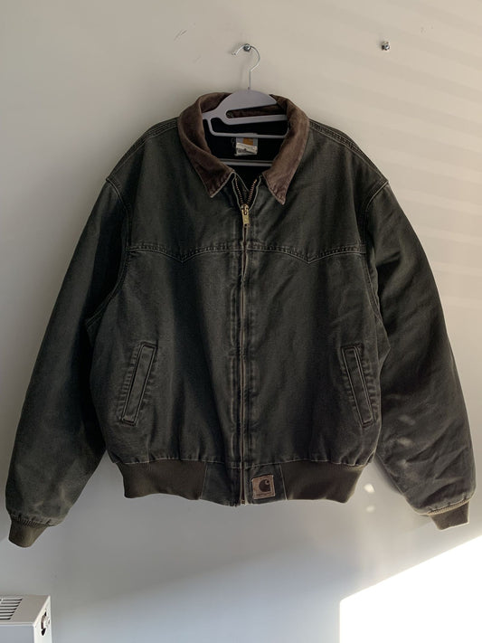 Moss Colour Santa Fe Jacket by Carhartt, made in the USA