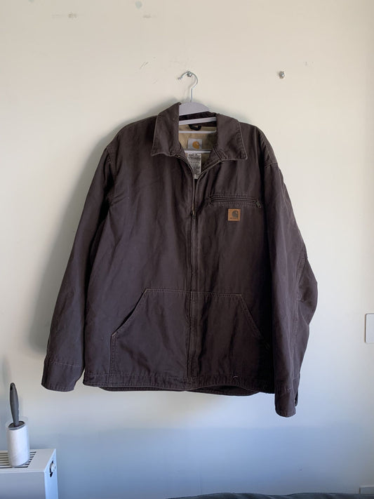Dark Brown Hamilton Jacket (J169) by Carhartt